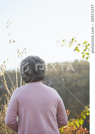 老頭，女人，韓國 36923247
