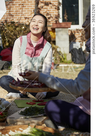 成年人，婦女，泡菜，泡菜，生活 36923269