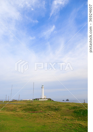Ashiyazaki Lighthouse Blue Sky 36924607