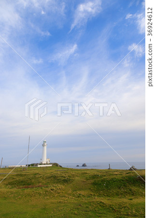 Ashiyazaki Lighthouse Blue Sky 36924612