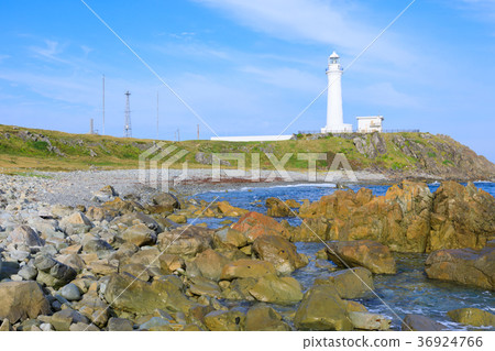 Ashiyazaki Lighthouse Blue Sky 36924766