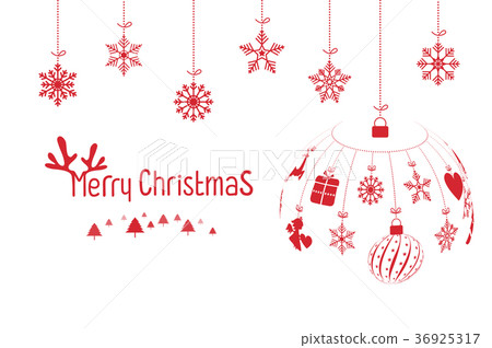 Retro Vintage Merry Christmas Greeting Card Retro Vintage Merry Christmas Greeting Card 36925317