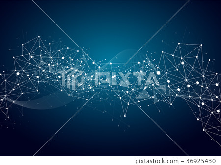 Abstract technology futuristic network Abstract technology futuristic network 36925430