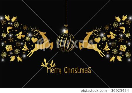 Christmas background with Christmas res balls Christmas background with Christmas res balls 36925454