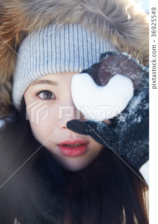 Woman, winter, snow, Mt. 36925549