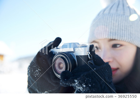 Woman, winter, snow, Mt. Woman, winter, snow, Mt. 36925550