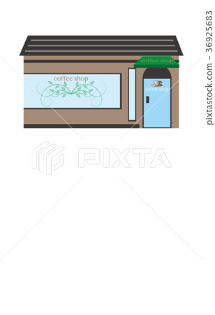 城市建築咖啡館 36925683