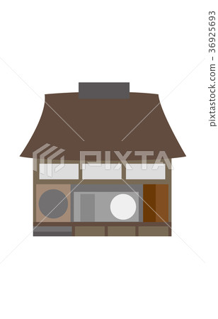 Town building fence 36925693