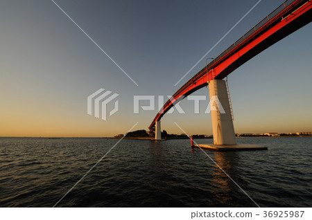 Twilight Nakanoshima Ohashi, Kisarazu City, Chiba Prefecture 36925987