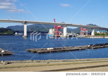 View of Hiroshima Bay from Sakamachi 36926328