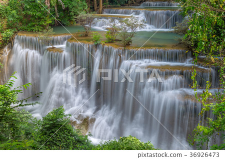 Erawan waterfall at Kanchanaburi Thailand Erawan waterfall at Kanchanaburi Thailand 36926473
