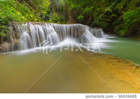 Erawan waterfall at Kanchanaburi  Thailand 36926488