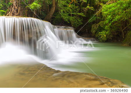 Erawan waterfall at Kanchanaburi  Thailand 36926490
