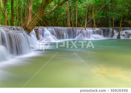 Erawan waterfall at Kanchanaburi Thailand Erawan waterfall at Kanchanaburi Thailand 36926498