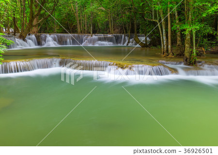 Erawan waterfall at Kanchanaburi  Thailand 36926501