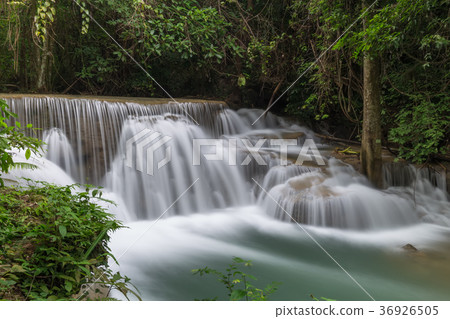 Erawan waterfall at Kanchanaburi Thailand Erawan waterfall at Kanchanaburi Thailand 36926505