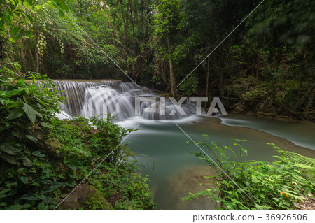 Erawan waterfall at Kanchanaburi Thailand Erawan waterfall at Kanchanaburi Thailand 36926506