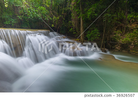 Erawan waterfall at Kanchanaburi Thailand Erawan waterfall at Kanchanaburi Thailand 36926507