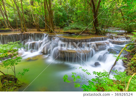 Erawan waterfall at Kanchanaburi  Thailand 36926524