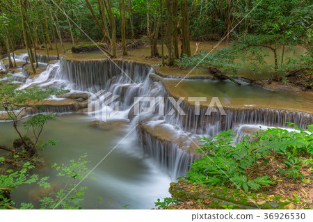 Erawan waterfall at Kanchanaburi Thailand Erawan waterfall at Kanchanaburi Thailand 36926530