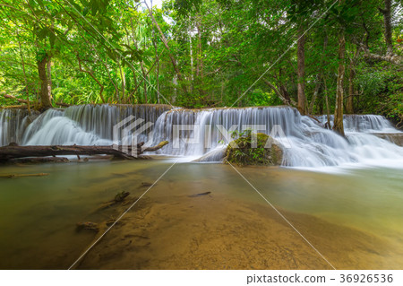 Erawan waterfall at Kanchanaburi Thailand Erawan waterfall at Kanchanaburi Thailand 36926536
