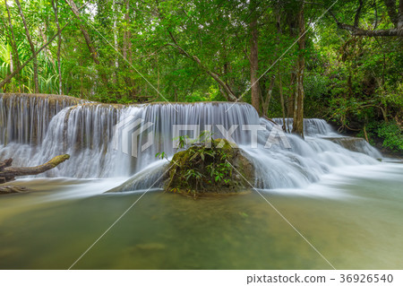 Erawan waterfall at Kanchanaburi Thailand Erawan waterfall at Kanchanaburi Thailand 36926540