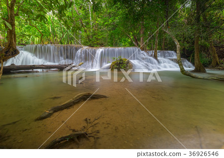 Erawan waterfall at Kanchanaburi Thailand Erawan waterfall at Kanchanaburi Thailand 36926546