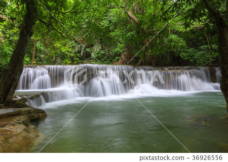 Erawan waterfall at Kanchanaburi  Thailand 36926556