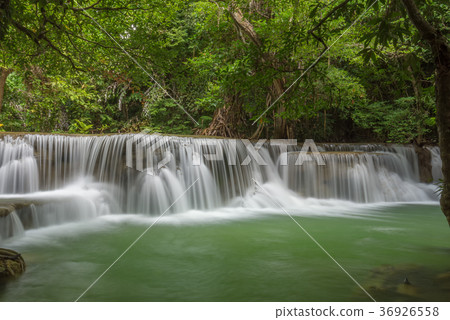 Erawan waterfall at Kanchanaburi Thailand Erawan waterfall at Kanchanaburi Thailand 36926558