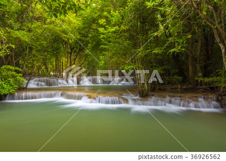 Erawan waterfall at Kanchanaburi Thailand Erawan waterfall at Kanchanaburi Thailand 36926562