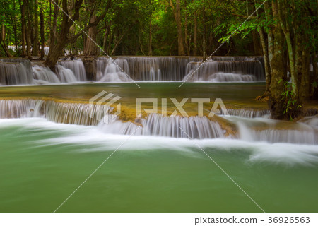 Erawan waterfall at Kanchanaburi  Thailand 36926563