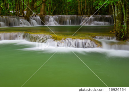 Erawan waterfall at Kanchanaburi Thailand Erawan waterfall at Kanchanaburi Thailand 36926564