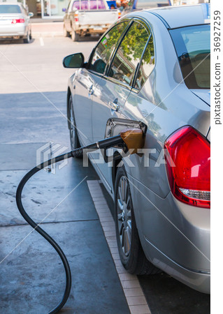 Car at gas station Car at gas station 36927259