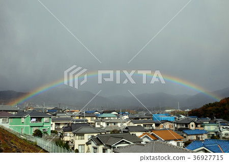 After the rain, rainbow, rainbow 36927715