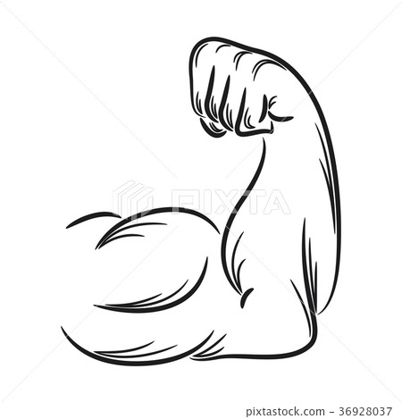 Arm muscle icon Arm muscle icon 36928037