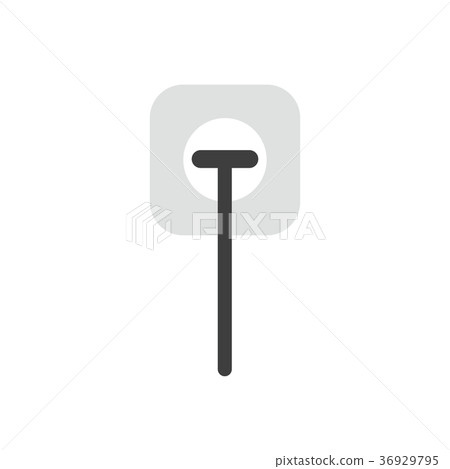 Vector of electrical plug with cable outlet Vector of electrical plug with cable outlet 36929795