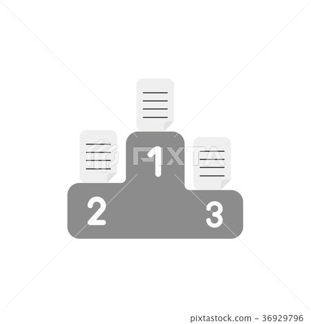 Vector concept of written papers on podium Vector concept of written papers on podium 36929796