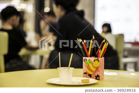 color pencil with equipment in art classroom color pencil with equipment in art classroom 36929918