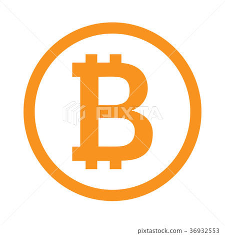 Modern digital currency sign 36932553