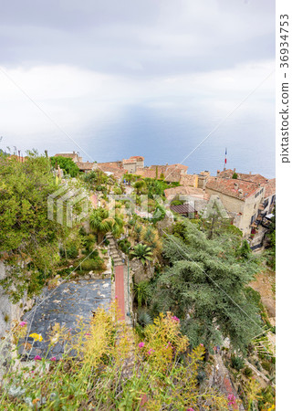 Scenic view from top to Mediterranean sea 36934753