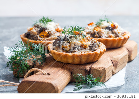 tarts with fresh seasonal mushrooms tarts with fresh seasonal mushrooms 36935181