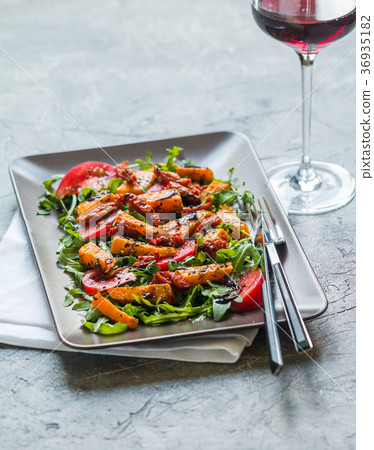 Delicious roasted pumpkin salad Delicious roasted pumpkin salad 36935182