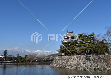 Matsumoto Castle Winter clear 36935558