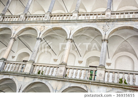 Gothic castle of Jindrichuv Hradec, Czech republic Gothic castle of Jindrichuv Hradec, Czech republic 36935655