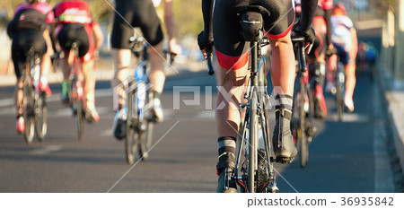 Cycling competition,cyclist athletes riding a race Cycling competition,cyclist athletes riding a race 36935842