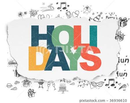 Entertainment, concept: Holidays on Torn Paper Entertainment, concept: Holidays on Torn Paper 36936610