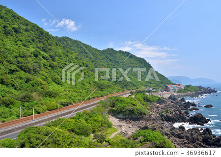 Yilan, North Coast, North Coast and Guanyin Mountain National Scenic Area, seaside, coast, mountain, sea, railway, train, transportation Yilan, North Coast, North Coast and Guanyin Mountain National Scenic Area, seaside, coast, mountain, sea, railway, train, transportation 36936617