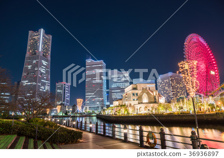 Minato Mirai District Light Up Minato Mirai District Light Up 36936897