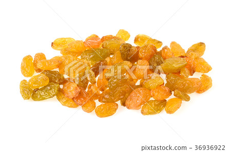 Raisins isolated on white background 36936922