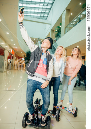 New modern technologies. three people on 36936974
